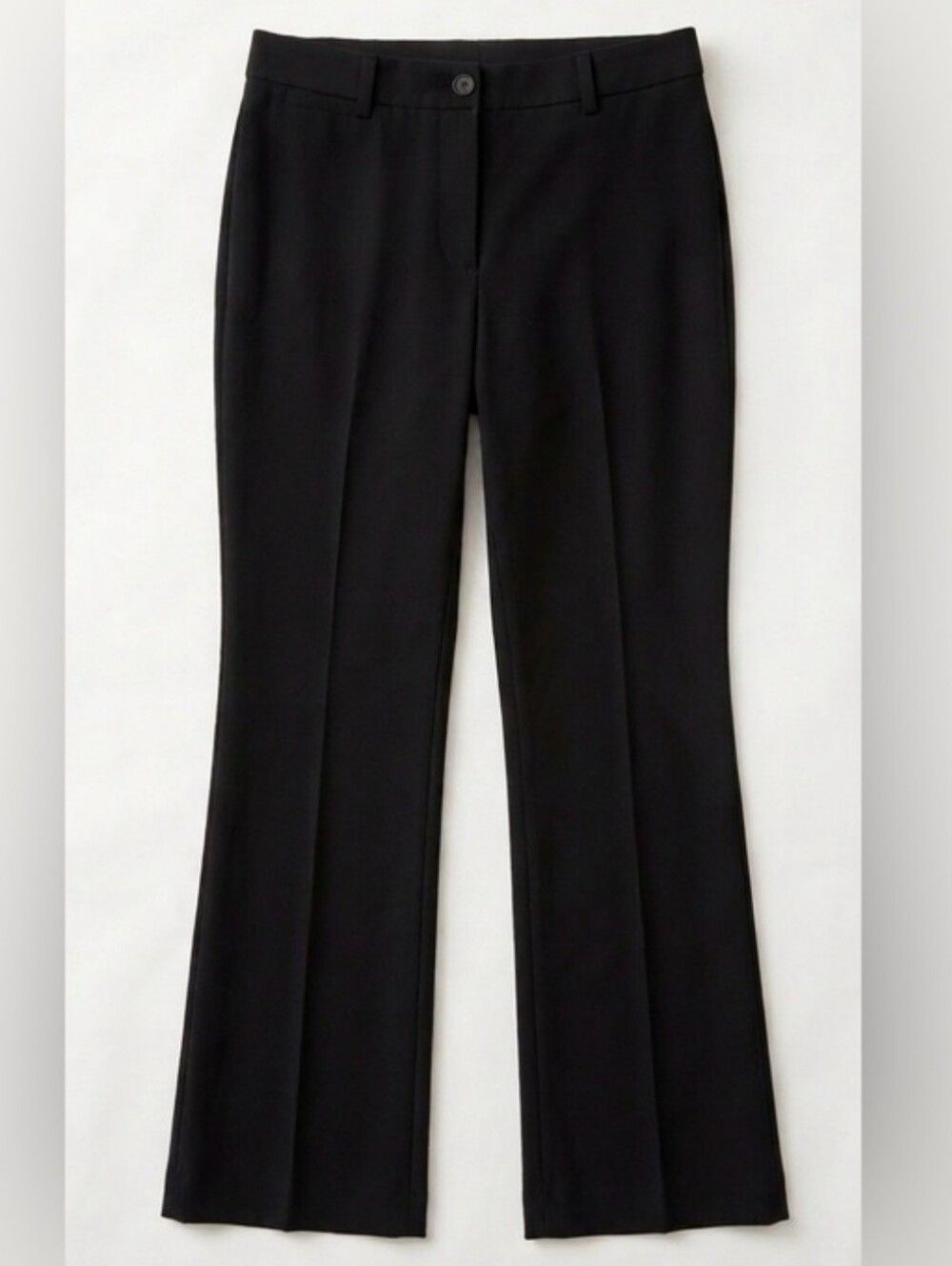 Talbots Black wide leg, high rise pants.